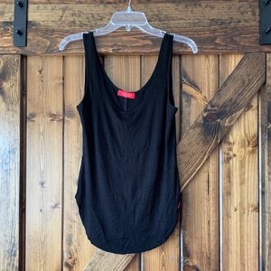 n:Philanthropy bourbon ribbed black tank top